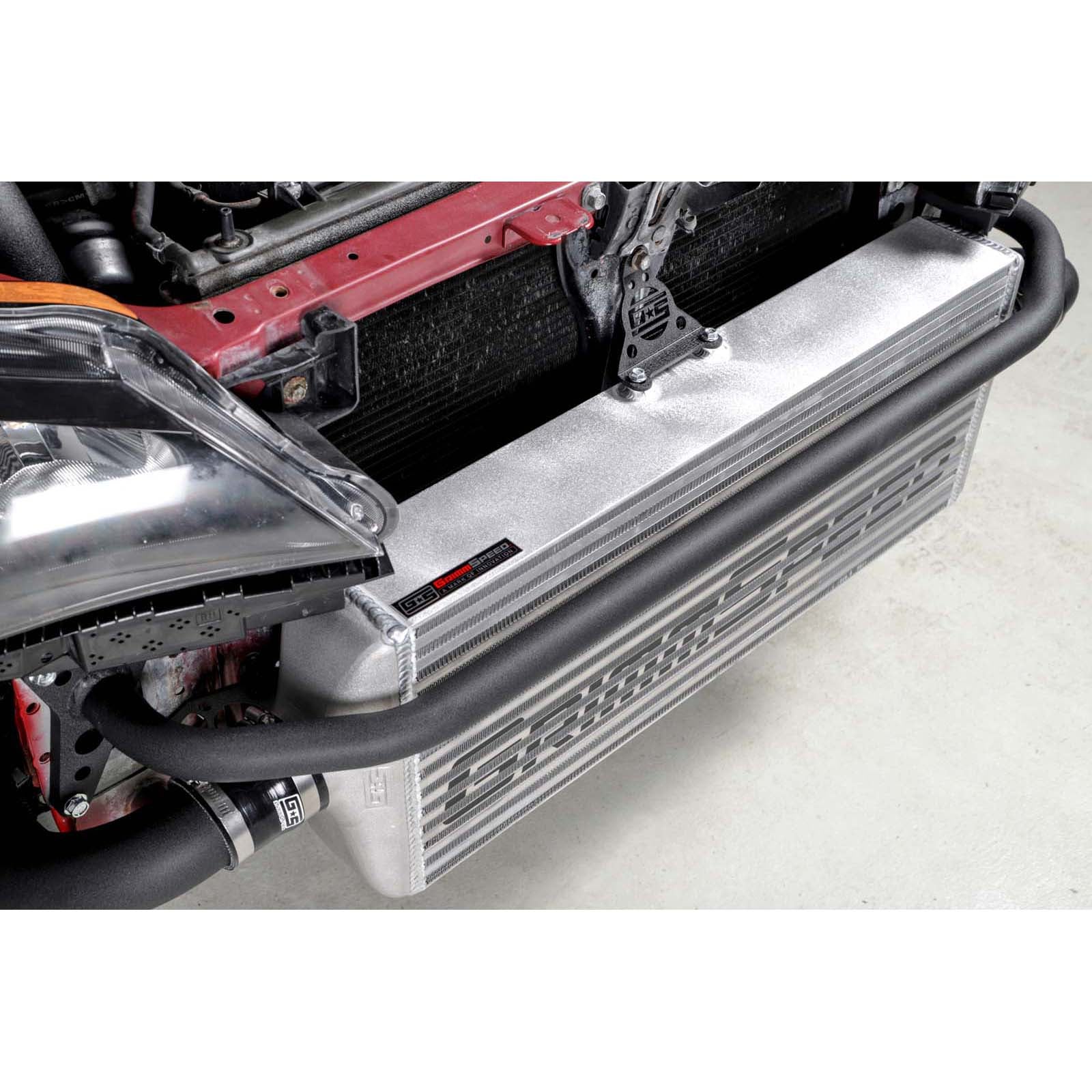 Grimmspeed Front Mount Intercooler Kit w/ Black Piping - 2008-2014 Subaru STI