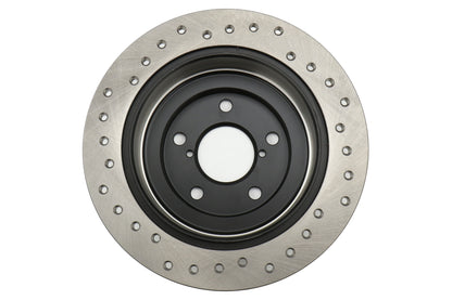 Stoptech Drilled Rear Rotor Pair - Subaru Models (inc. 2002-2005 WRX)