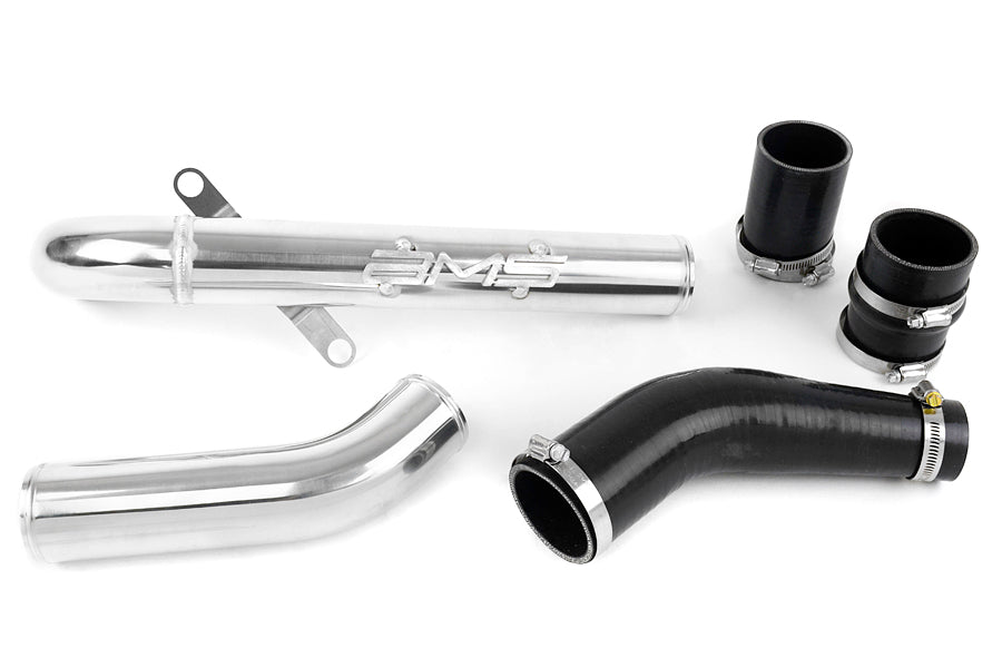 AMS Upper Intercooler Pipe Polished - 2008-2015 Mitsubishi Evo X
