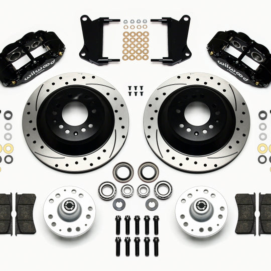 Wilwood Narrow Superlite 6R Front Hub & 1PC Rtr Kit 12.88in Dril 67-69 Camaro 64-72 Nova Chevelle