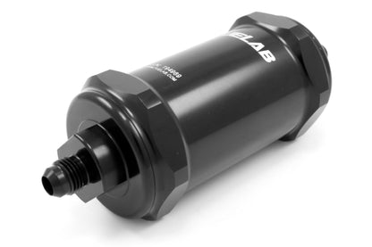 Fuelab Black- In-Line Fuel Filter Standard Length - Universal