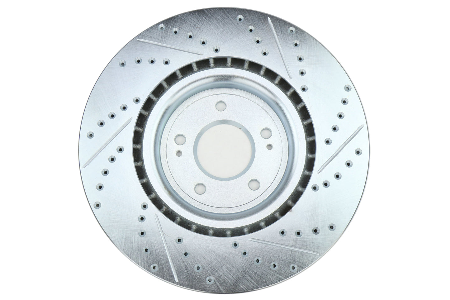 Stoptech C-Tek Sport Drilled and Slotted Front Rotor Pair - 2008-2015 Mitsubishi Evo X