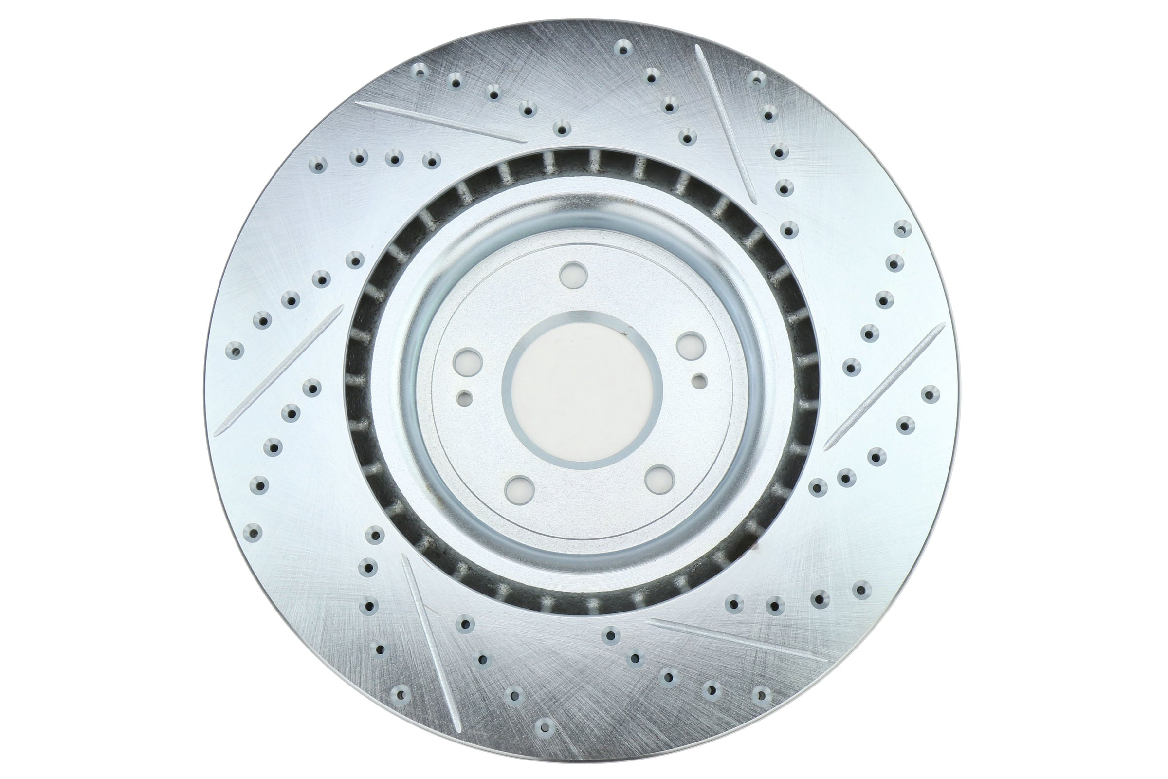 Stoptech C-Tek Sport Drilled and Slotted Front Rotor Pair - 2008-2015 Mitsubishi Evo X
