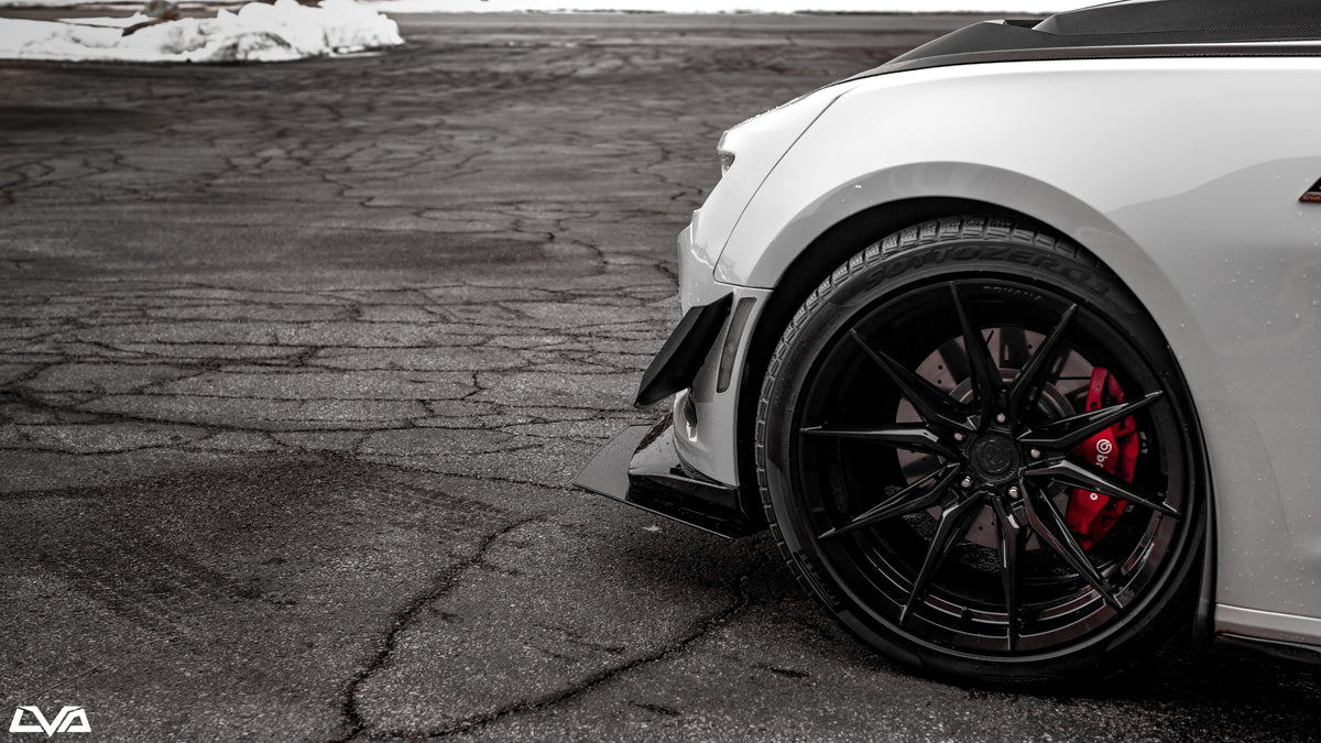 2016-2022 Chevrolet Camaro Aftermarket ZL1-1LE Bumper Front Splitter - LVA — LVA photo 4