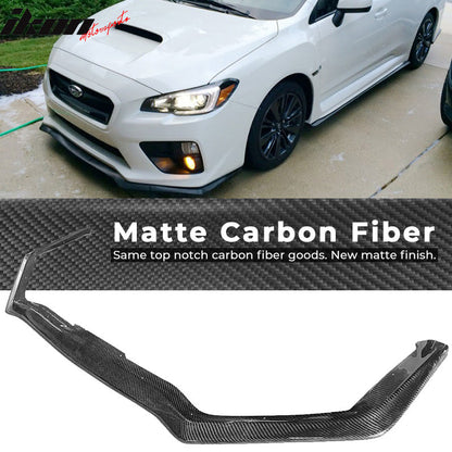 2015-2021 Subaru WRX STI HT Style Front Bumper Lip Carbon Fiber