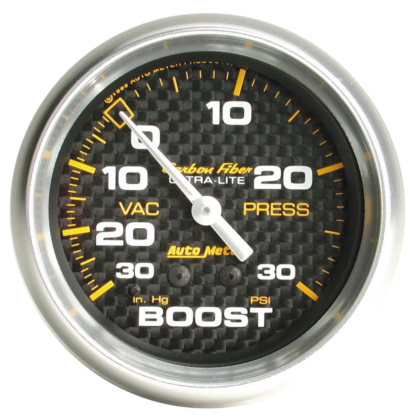 Autometer Carbon Fiber Boost Gauge Mechanical 52mm - Universal