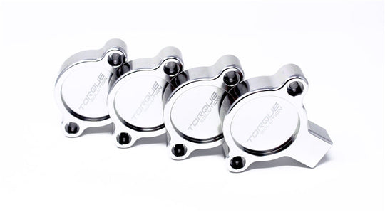 Torque Solution AVCS Cam Sensor Covers Silver - Subaru 2015-2021 WRX / 2013-2021 Scion FR-S / Subaru BRZ / Toyota 86