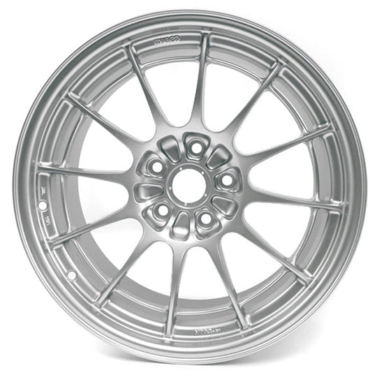 Enkei NT03+M Silver 18x9.5 +40 5x100 (Single Wheel) - 2013-2024 Subaru BRZ / Scion FR-S / Toyota GR86 / 2014-2018 Subaru Forester