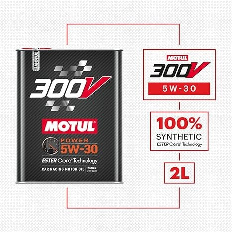 Motul 300V POWER 5W-30 10X2L Motor Oil - Universal