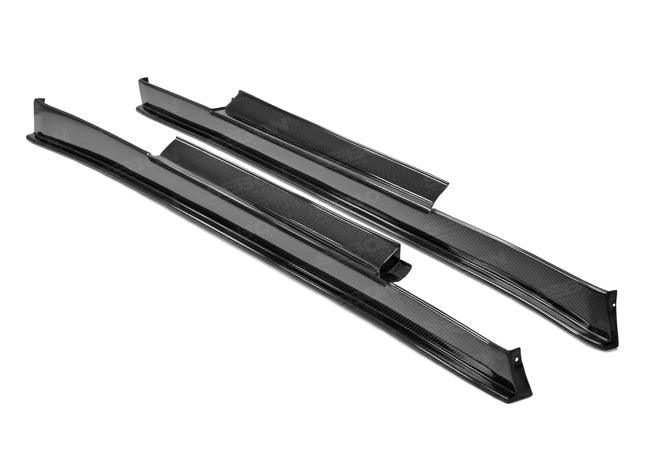 Seibon Carbon Fiber SS Style Side Skirts - 2011-2013 Nissan GT-R