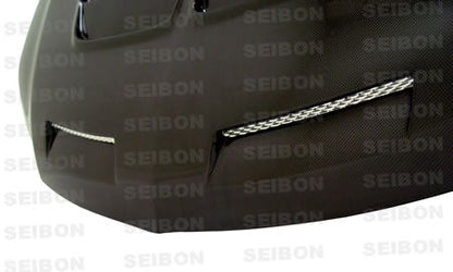 Seibon Carbon Fiber TSII Style Hood - 2003-2006 Mitsubishi Evo 8/9