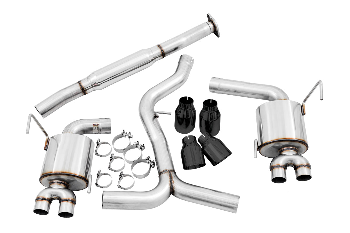 AWE Touring Edition Cat-Back Exhaust (Diamond Black Tips) - 2015-2021 Subaru WRX
