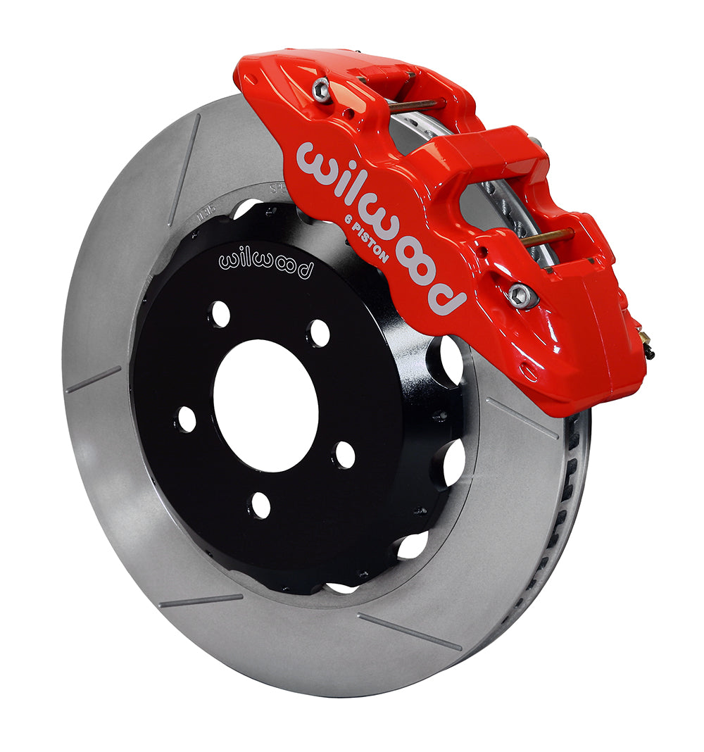 Wilwood AERO6 14in Front Kit Red - 2002-2021 Subaru WRX / 2004-2021 STI / 2003-2006 Baja / 1998-2013 Forester / 1994-2009 Legacy / 2000-2009 Outback