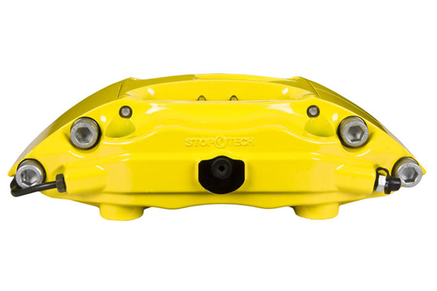 Stoptech ST-40 Big Brake Kit Front 332mm Yellow Slotted Rotors - 2004 Subaru STI
