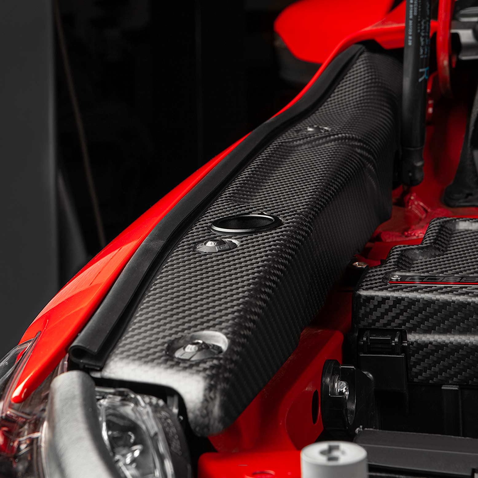 COBB Redline Matte Carbon Fender Shrouds - 2022-2026 Subaru WRX