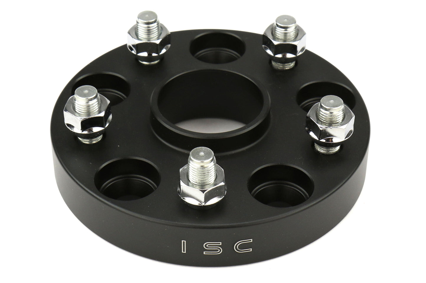 ISC Suspension Wheel Spacers 5x114.3 20mm Black Pair - Subaru STI 2005+ / WRX 2015+