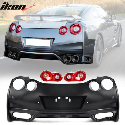 2009-2022 Nissan GTR R35 OE Rear Bumper + Tail Lights 2PC