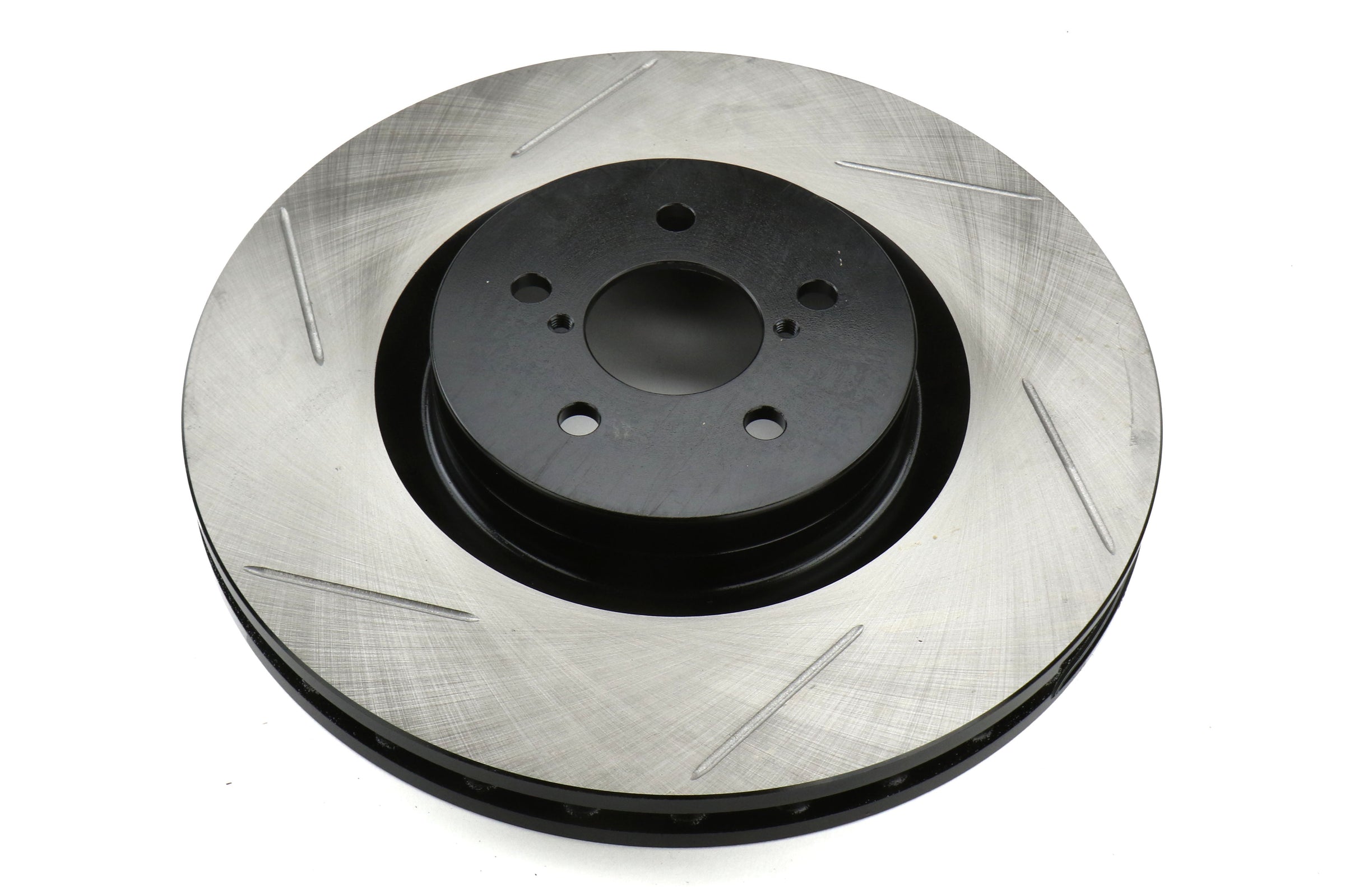 Stoptech Slotted Front Right Rotor Single - 2004 Subaru STI