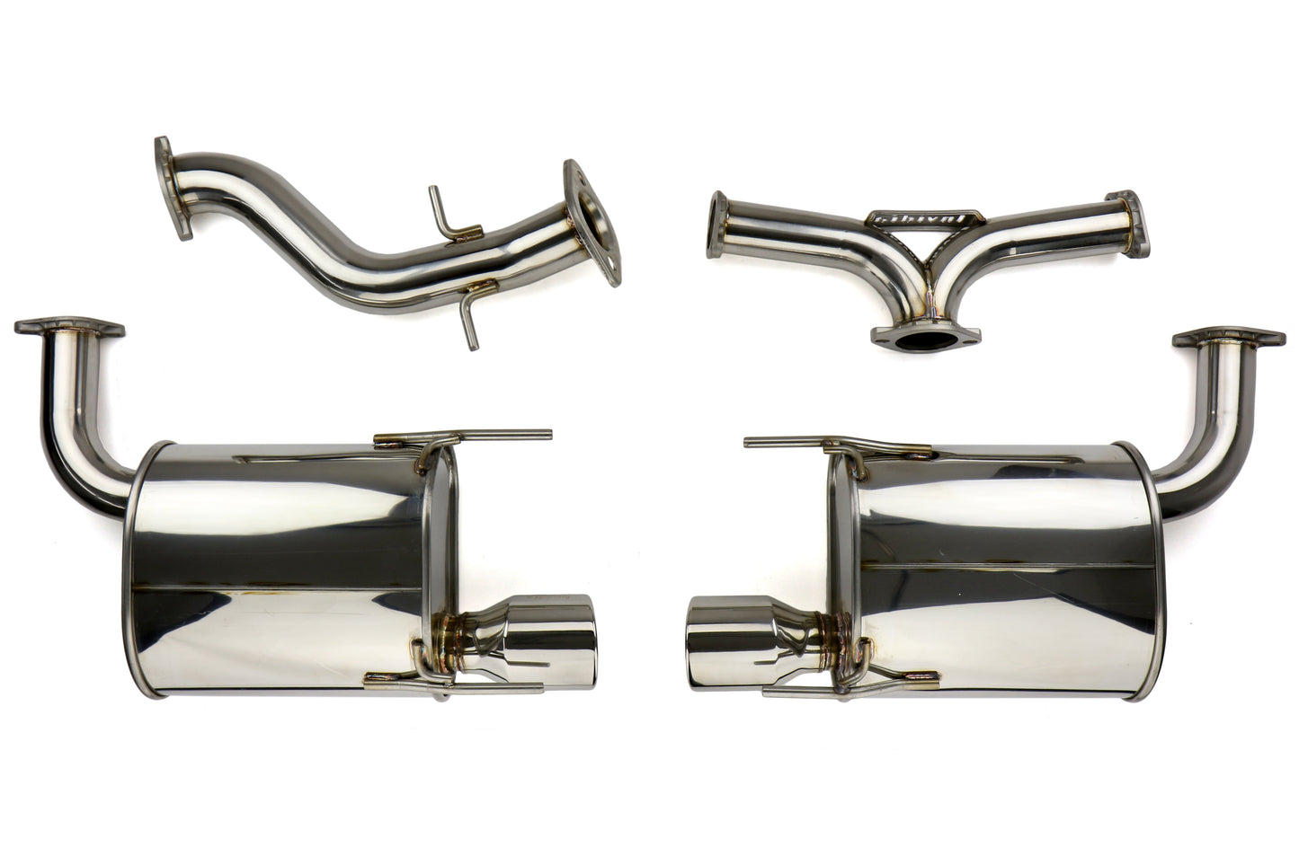 Invidia Q300 Axle Back Exhaust - 2006-2012 Lexus IS 250/350