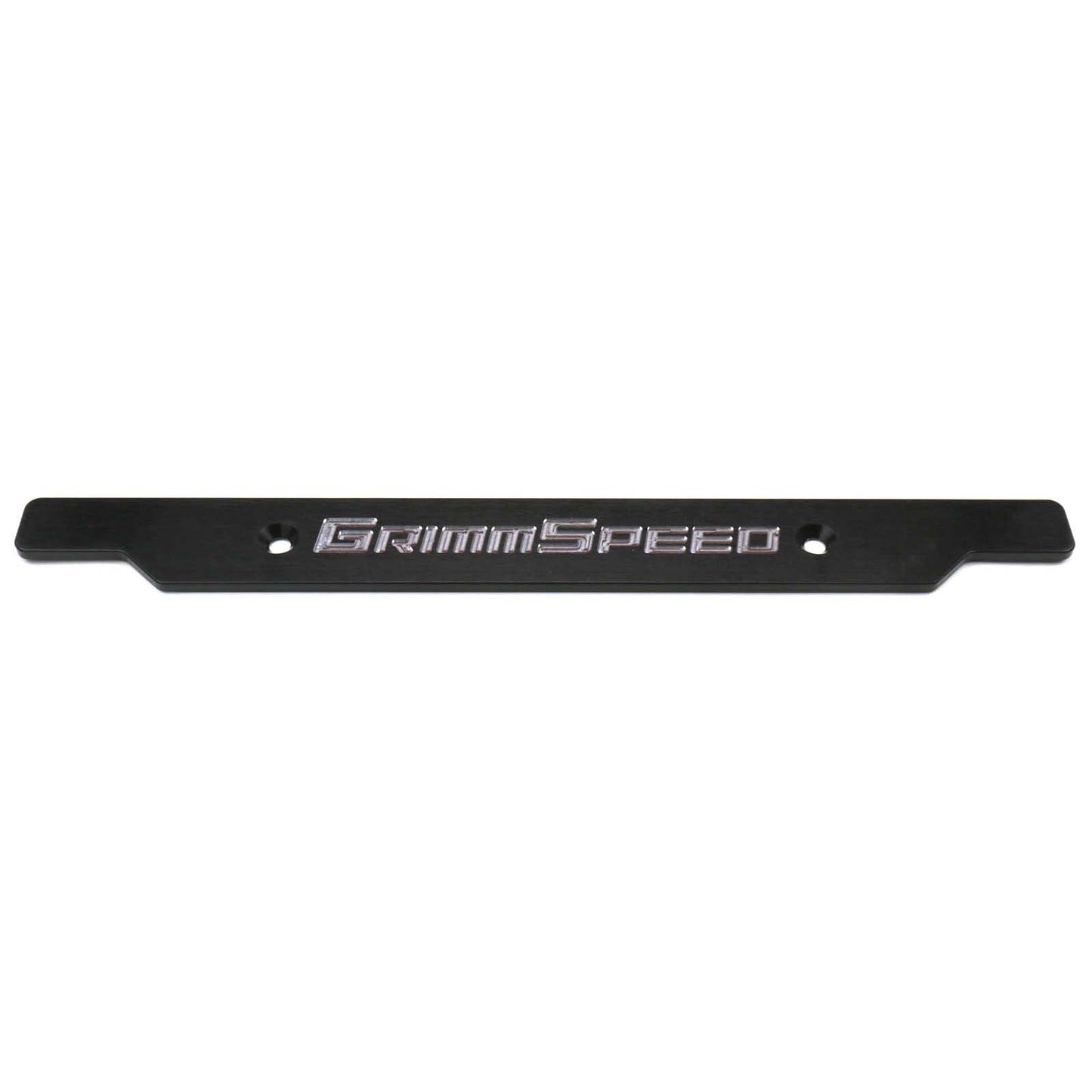 GrimmSpeed License Plate Delete Black/Silver - 2002-2005 Subaru WRX/STI