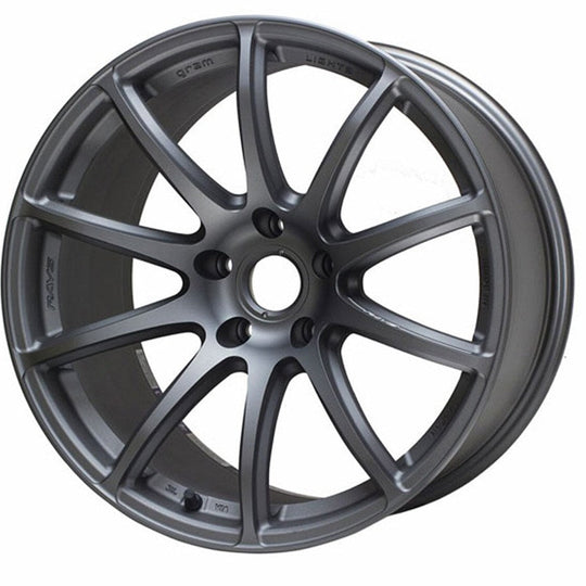 Gram Lights 57Transcend Overseas Matte Graphite 18x9.5 +39mm 5x100 (Single Wheel) - 2013-2024 Subaru BRZ / Scion FR-S / Toyota GR86 / 2014-2018 Subaru Forester