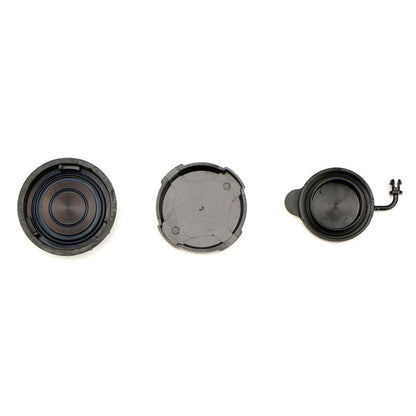 GrimmSpeed Engine Bay Reservoir Cap Set BLACK - 2002-2021 Subaru WRX/STI/FXT/OBXT/LGT