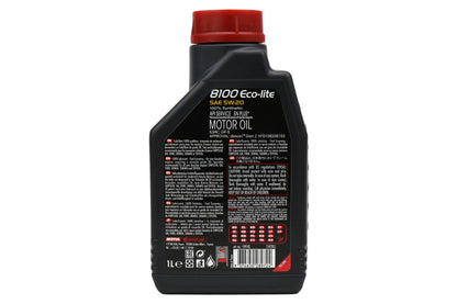 Motul 8100 Eco-Lite 5W20 Synthetic Oil 1 Quart - Universal