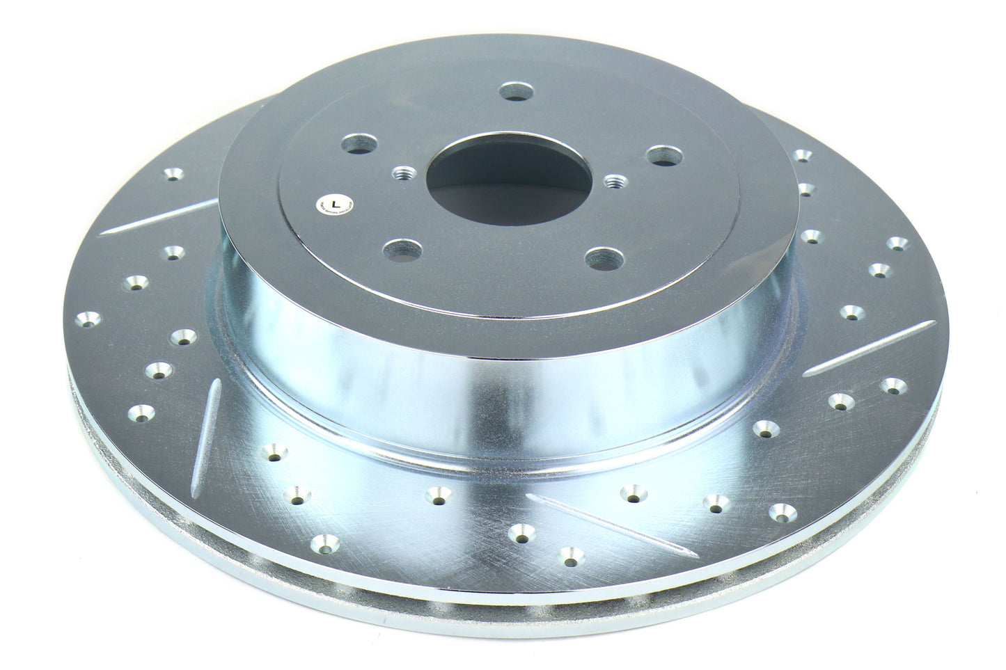 Stoptech C-Tek Sport Drilled and Slotted Rotor Single Rear Left - 2005-2007 Subaru STI