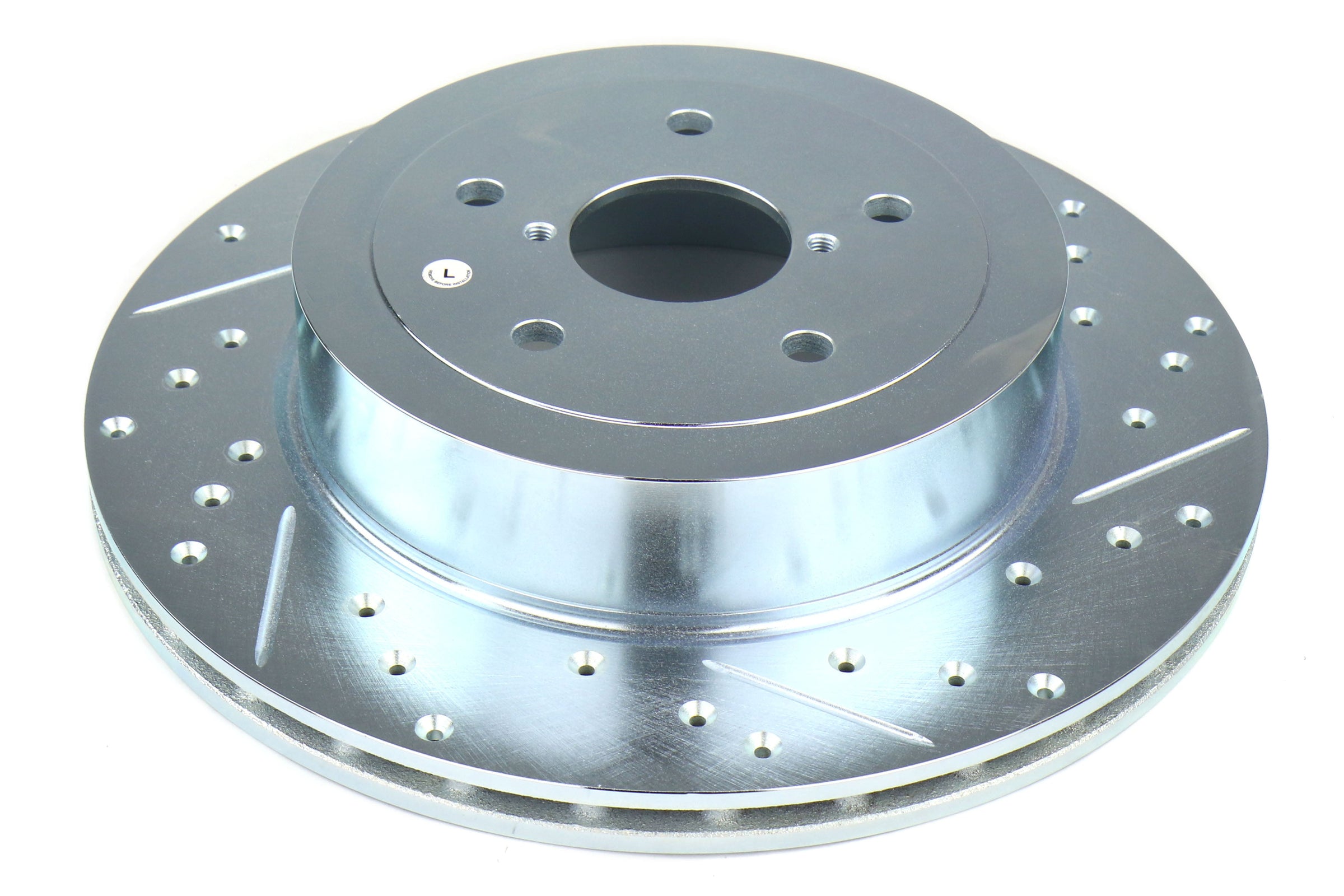 Stoptech C-Tek Sport Drilled and Slotted Rotor Single Rear Left - 2005-2007 Subaru STI