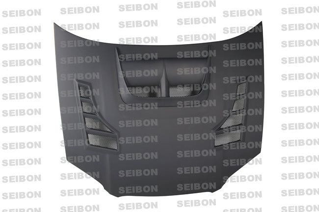 Seibon Dry Carbon Fiber CW Style Hood - 2004-2005 Subaru WRX / STI
