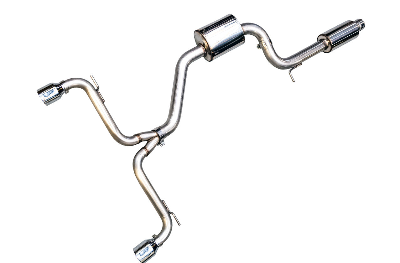 AWE Touring Edition Cat Back Exhaust (Chrome Silver Tips) - 2015-2019 Volkswagen GTI (Mk7)