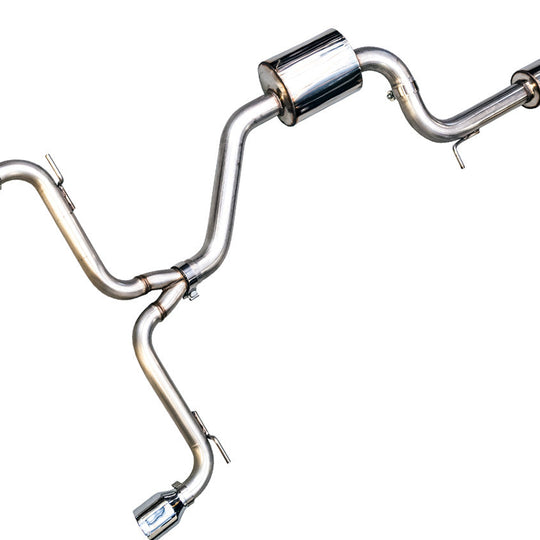 AWE Touring Edition Cat Back Exhaust (Chrome Silver Tips) - 2015-2019 Volkswagen GTI (Mk7)