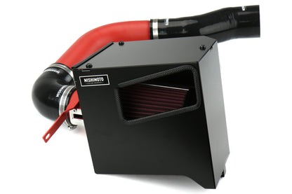 Mishimoto Cold Air Intake Wrinkle Red w/ Air Box - 2015-2021 Subaru WRX