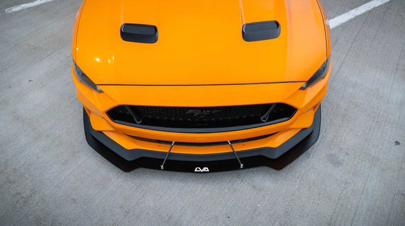 LVA 2018-2023 FORD MUSTANG FRONT SPLITTER (GT PERFORMANCE PACKAGE) V.1