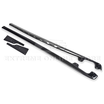 Corvette C6 Base Model Extended Front Splitter Lip & Side Skirts Rocker Panels