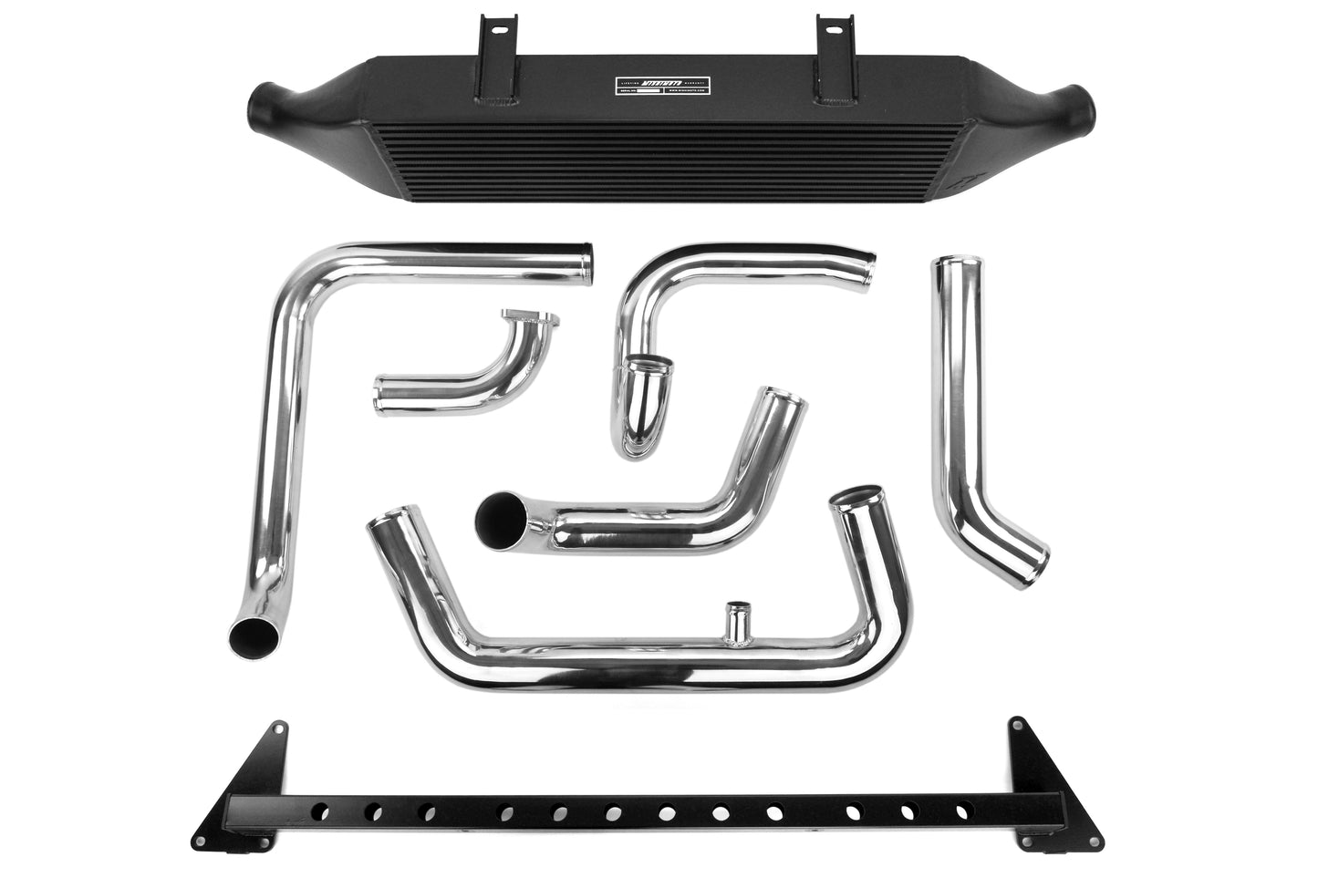 Mishimoto Front Mount Intercooler Black - 2008-2014 Subaru STI