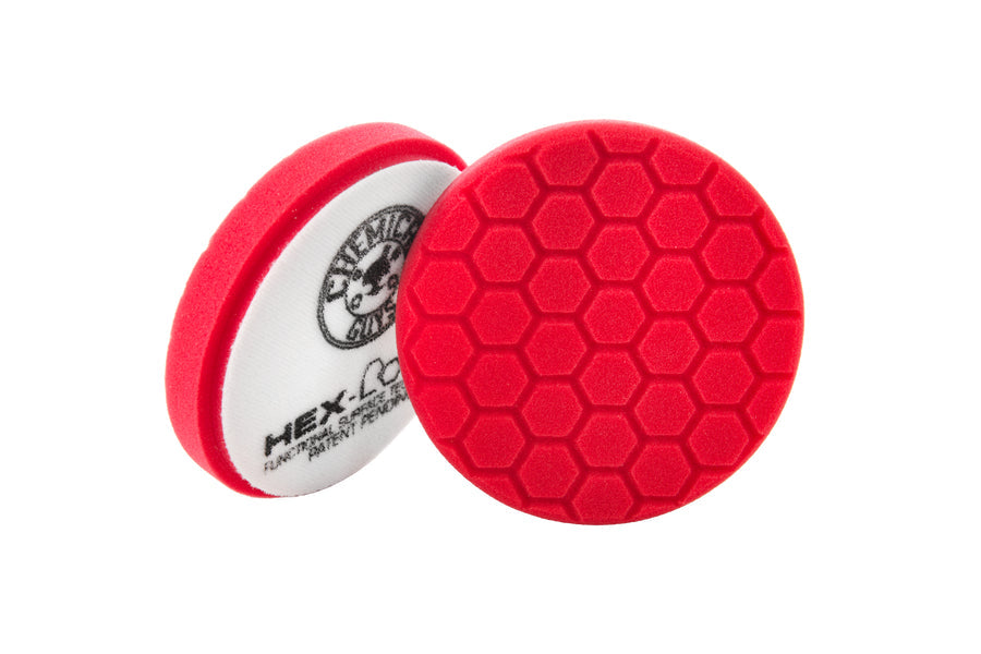 Chemical Guys Hex-Logic Micro-Fine Finishing Pad Red 5.5 Inch - Universal