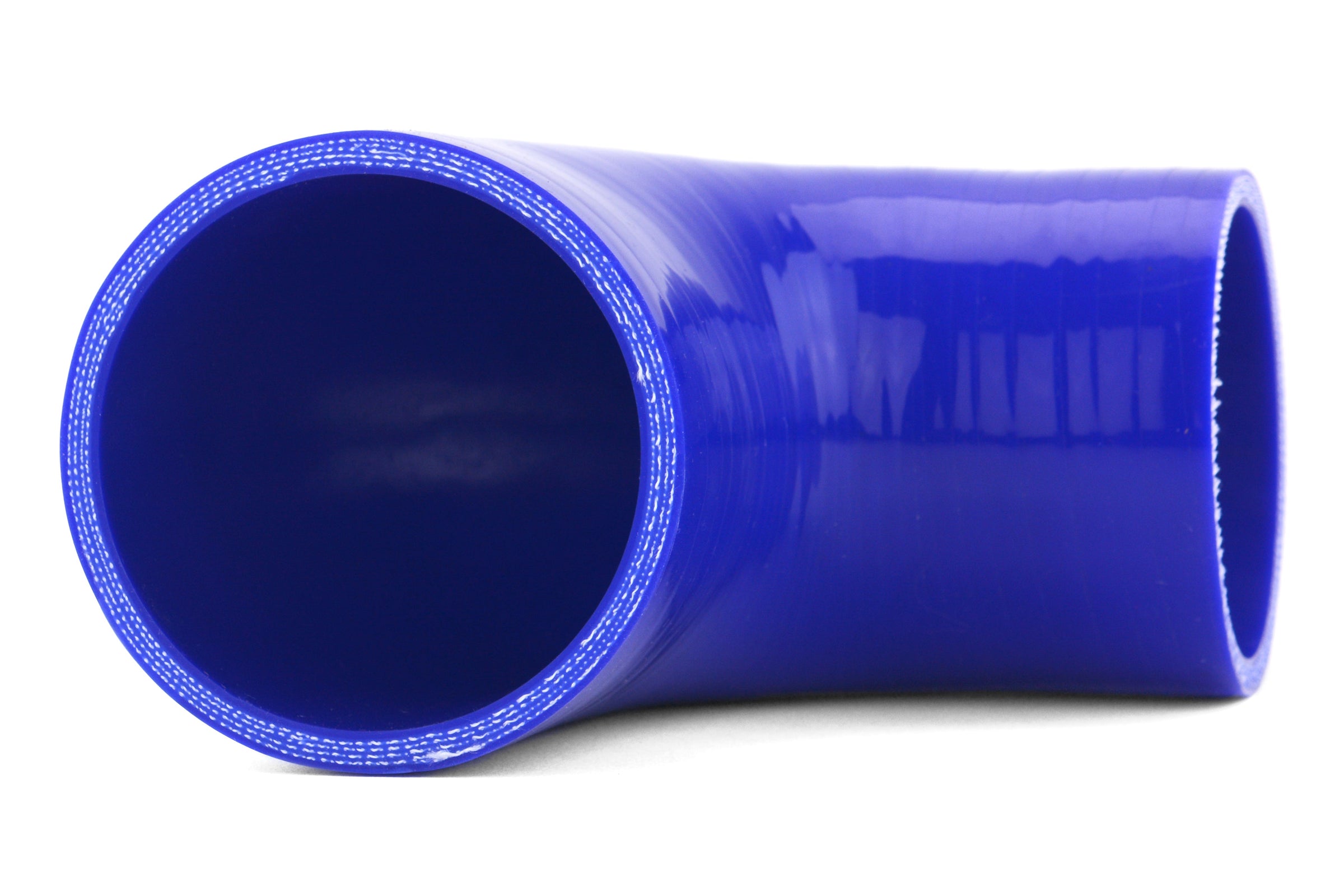 Mishimoto Lower Intercooler Pipe Blue - 2008-2015 Mitsubishi Evo X