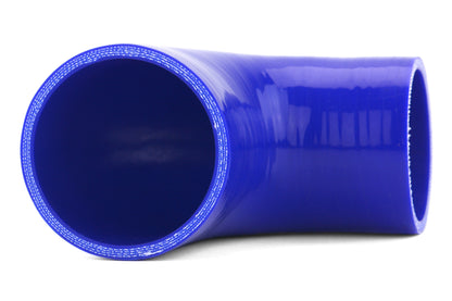 Mishimoto Lower Intercooler Pipe Blue - 2008-2015 Mitsubishi Evo X