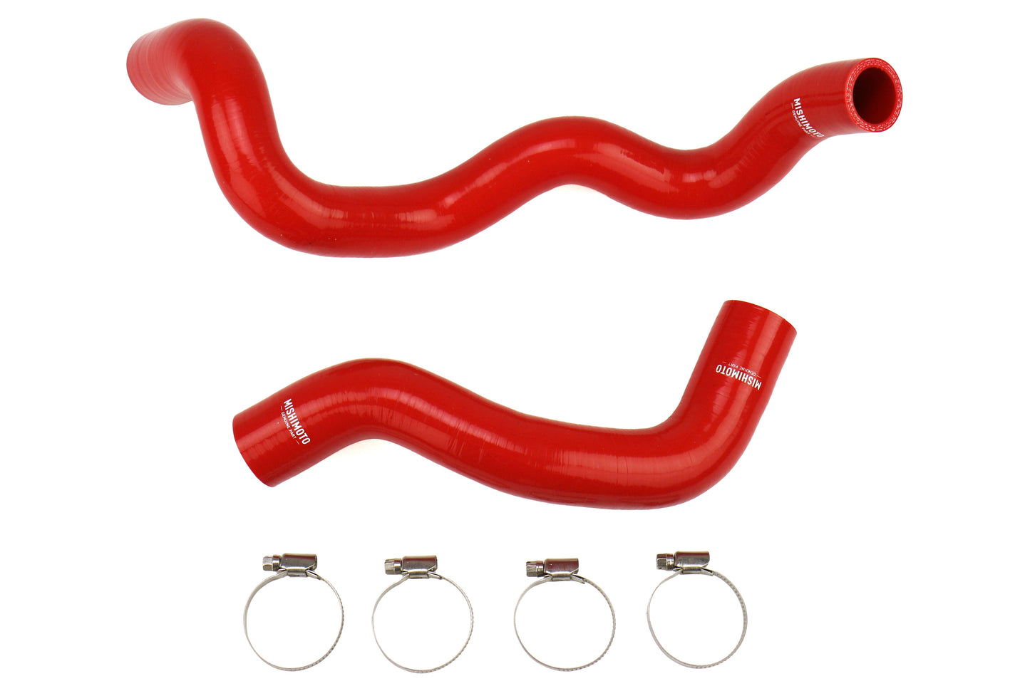 Mishimoto Silicone Radiator Hoses Red - 2016-2017 Ford Focus RS