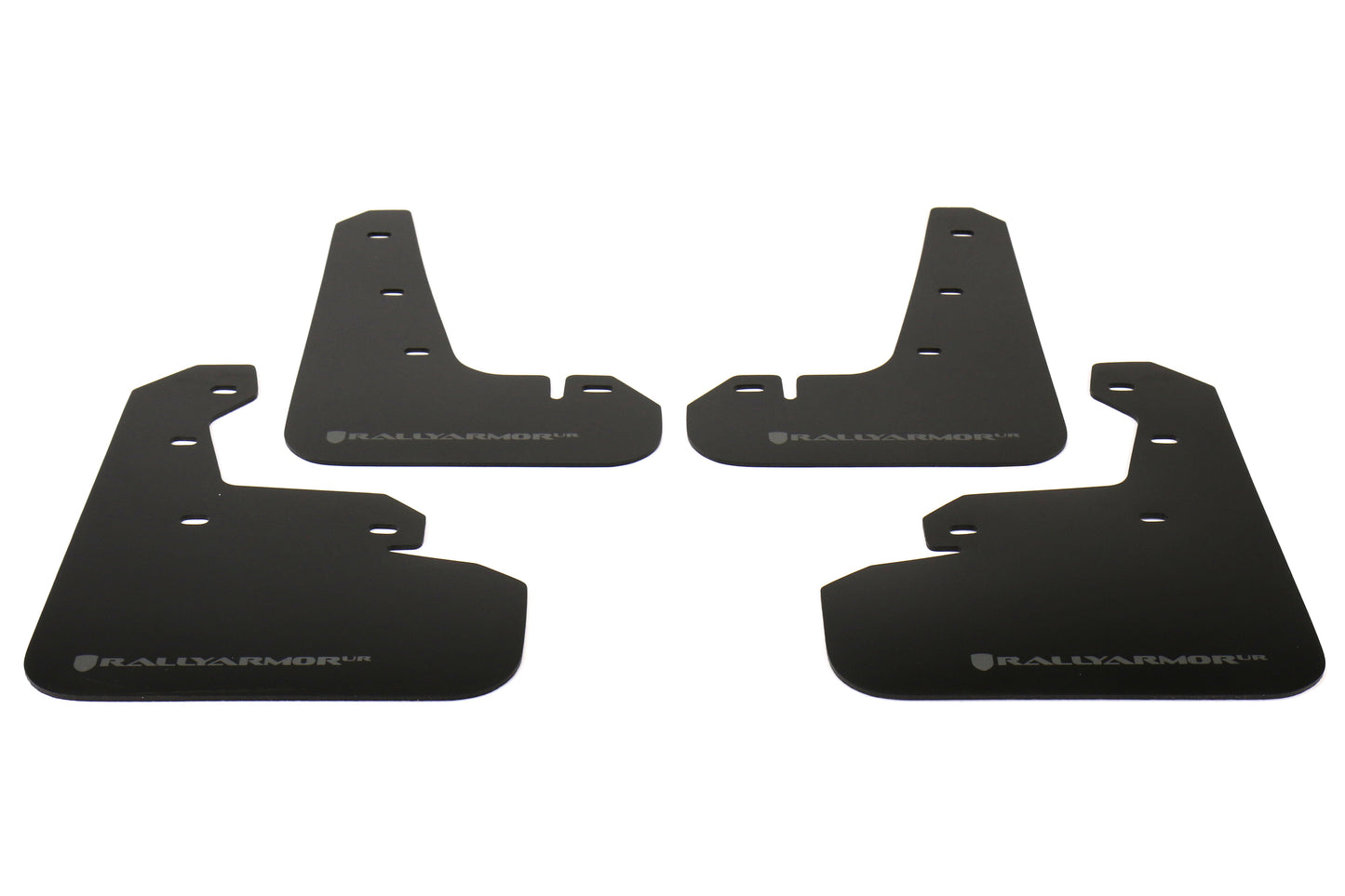 Rally Armor UR Mudflaps Silver Logo - 2017-2021 Subaru Impreza