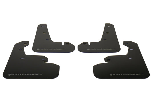 Rally Armor UR Mudflaps Silver Logo - 2017-2021 Subaru Impreza