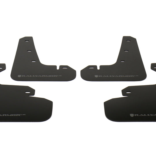 Rally Armor UR Mudflaps Silver Logo - 2017-2021 Subaru Impreza