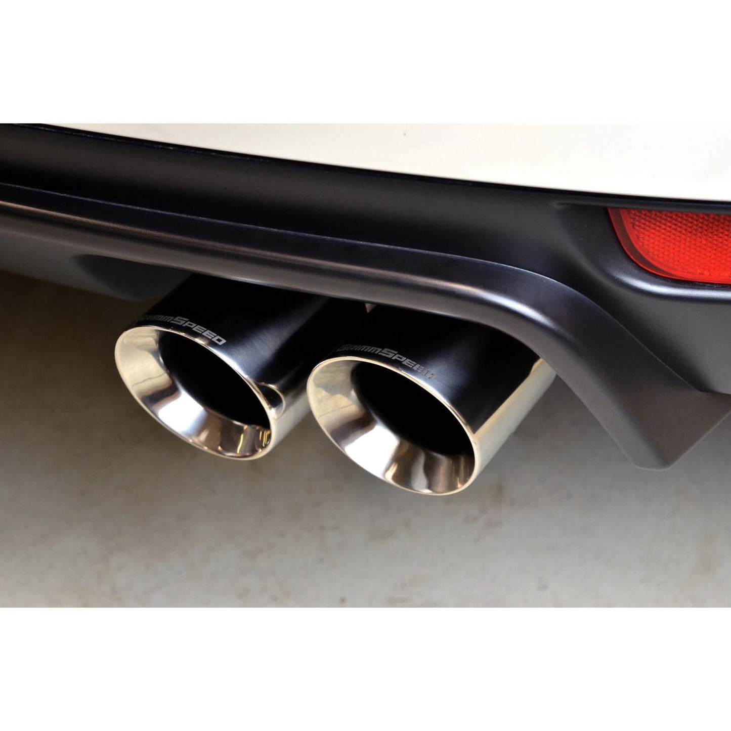 GrimmSpeed Catback Exhaust System Resonated - 2008-2014 Subaru WRX / STI Hatchback