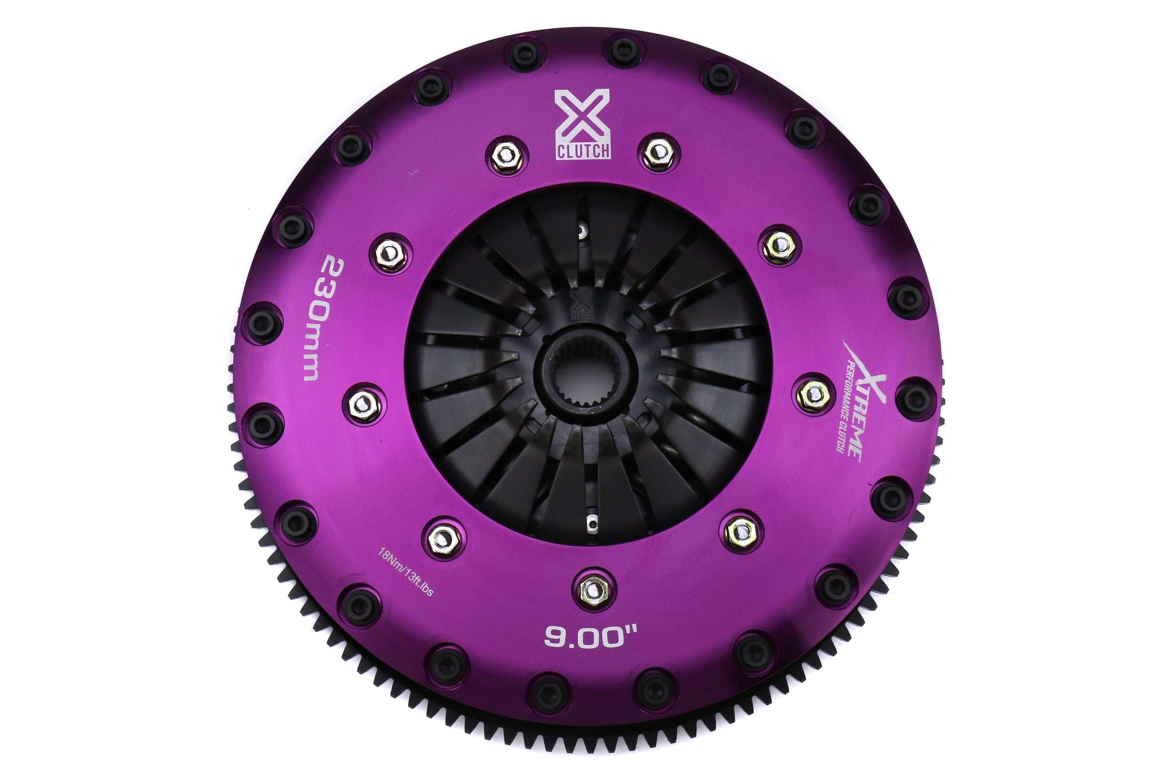 XClutch Clutch 9 Inch Twin Sprung Organic Clutch Kit - 2013-2018 Ford Focus ST