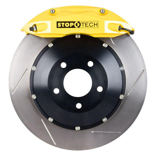 Stoptech ST-40 Big Brake Kit Front 332mm Yellow Slotted Rotors - Subaru Models (inc. 2002-2007 WRX)