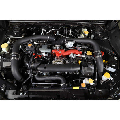 GrimmSpeed Front Mount Intercooler Kit Black Core w/ Black Piping - 2015-2021 Subaru WRX / STI