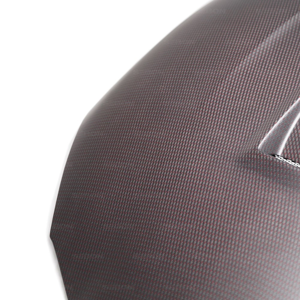 Seibon TS-Style Red Dry Carbon Hood - 2020-2024 Toyota Supra