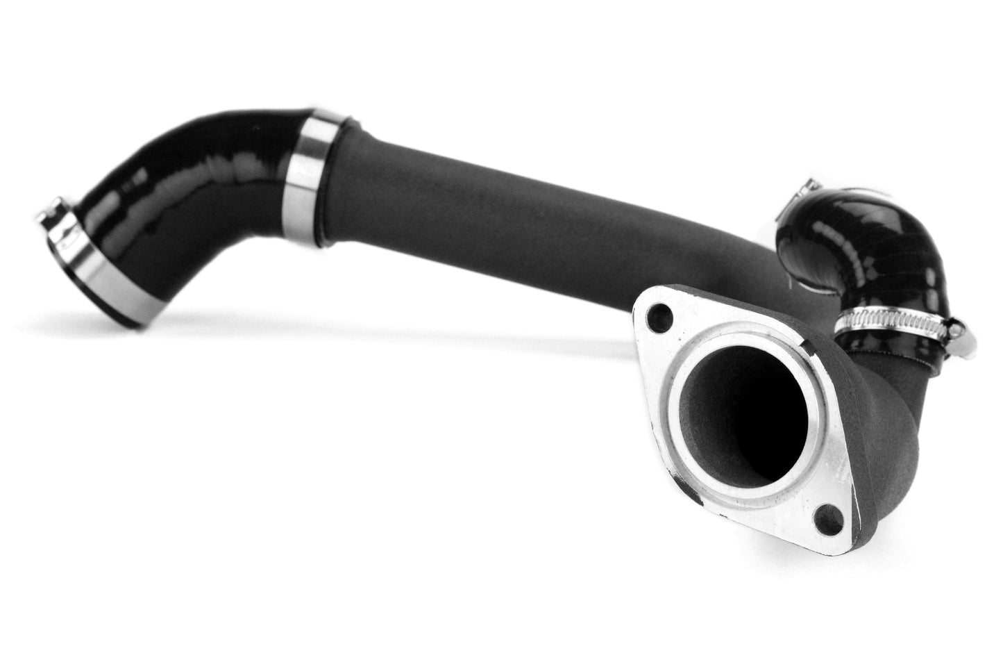 Mishimoto Race Top Mount Intercooler Kit Silver w/ Black Charge Pipe - 2015-2021 Subaru WRX