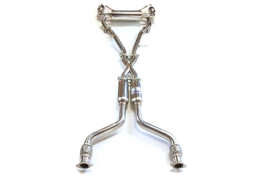 Invidia Gemini Cat Back Exhaust - Titanium Tips - 2003-2009 Nissan 350Z